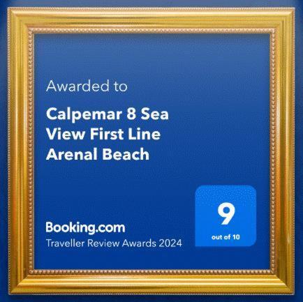 Calpemar 8 Sea View First Line Arenal Beach Esterno foto